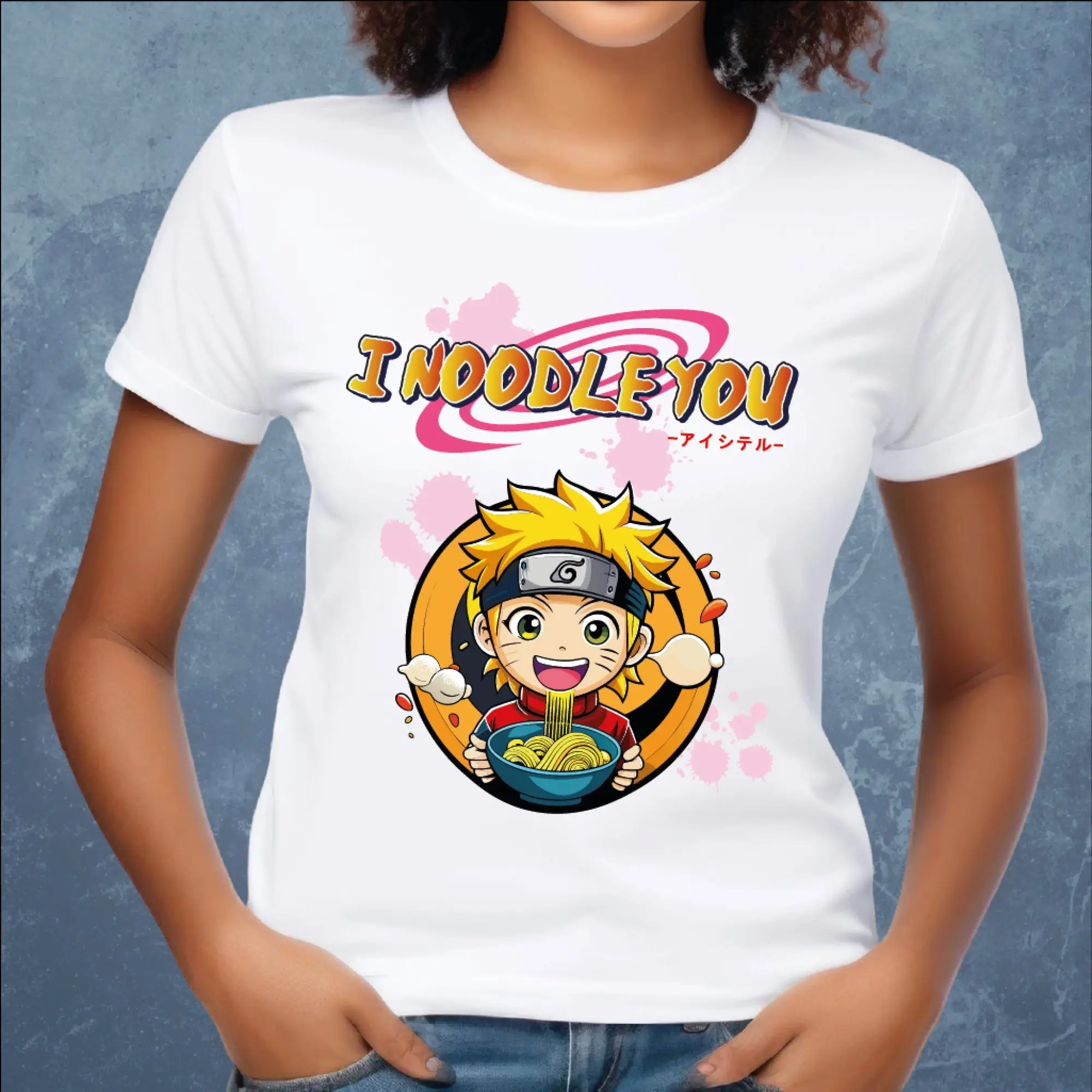 T-shirt “I Noodle You” – Style manga ramen